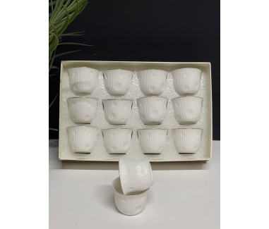 فناجيل قهوه 12 قطعه ذهبي 003