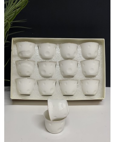 فناجيل قهوه 12 قطعه ذهبي 003