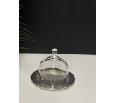 صحن استيل بغطاء وسط