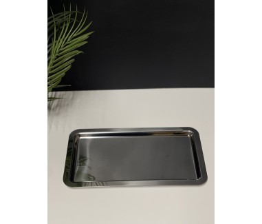 صينية تقديم وسط فضي