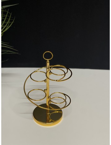 حامل فناجيل ذهبي 034