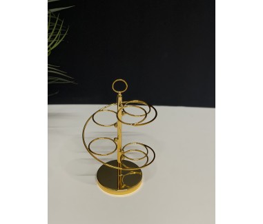 حامل فناجيل ذهبي 034