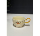 كوب بمسكة برتقالي