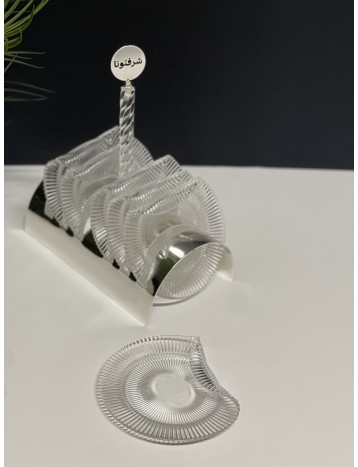 طقم صحون مع استاند شرفتونا 02