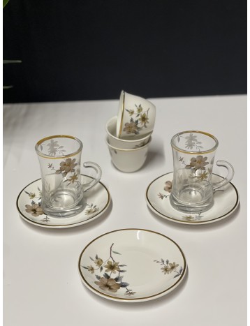 طقم كاسات وفناجيل 36 قطعة