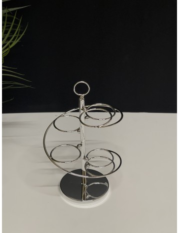 حامل فناجيل فضي 035