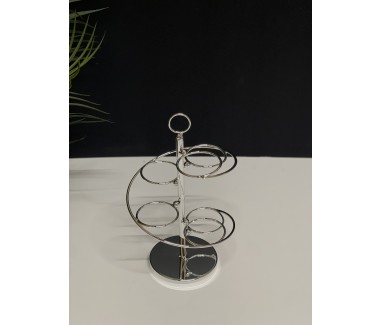 حامل فناجيل فضي 035