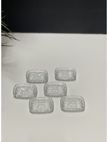 6 صحون ميني مربعة