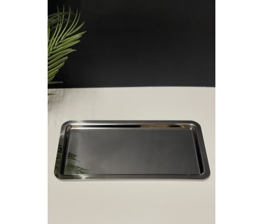 صينية تقديم كبير فضي