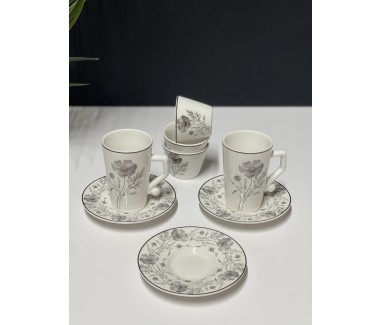 طقم بيالات وفناجيل 18 قطعة