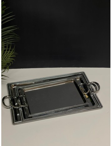 طقم صواني فضي 025