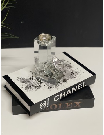 مبخره كريستال الفراشة شفاف 