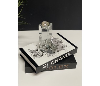 مبخره كريستال الفراشة شفاف 