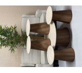 طقم طاولات خشبي