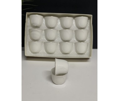 طقم فناجيل 12 قطعه ذهبي 004