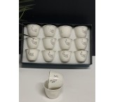 طقم فناجيل فضي 065