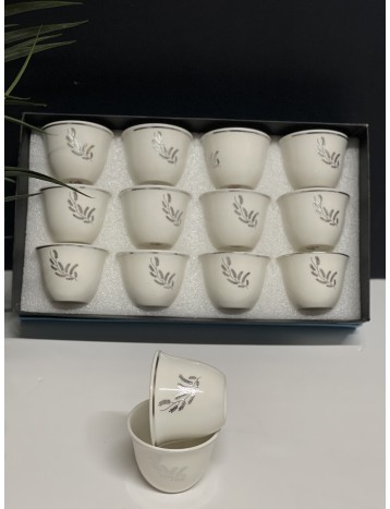 طقم فناجيل فضي 065