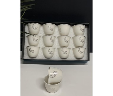 طقم فناجيل فضي 065