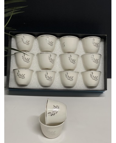 طقم فناجيل فضي 065