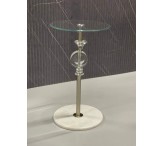 طاوله خدمه كريستال فضي 01