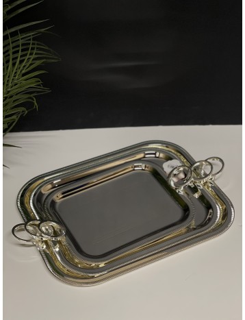 طقم صواني فضي 019