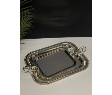 طقم صواني فضي 019