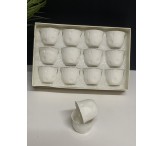 فناجيل 12 قطعه فضي 002