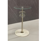 طاوله خدمه كريستال فضي 