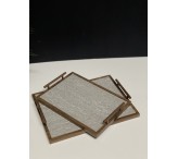 طقم صواني خشبي 010