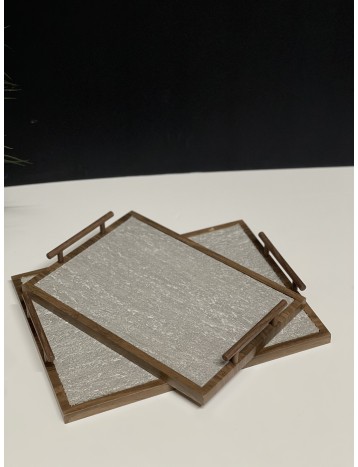 طقم صواني خشبي 010