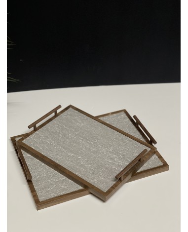 طقم صواني خشبي 010