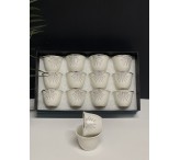 طقم فناجيل فضي 078