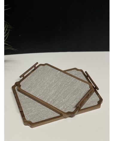 طقم صواني خشبي 011