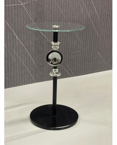 طاوله خدمه كريستال اسود 01