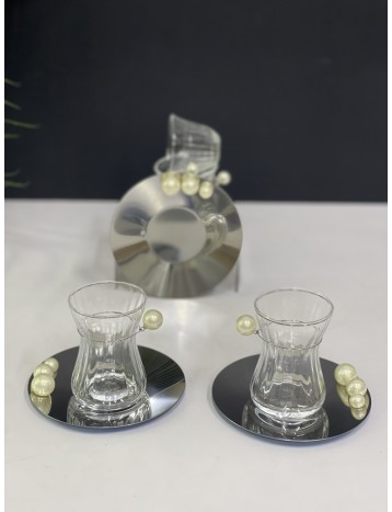 طقم الولو 18 قطعه مكس ابيض