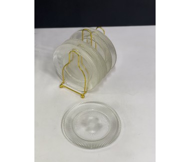 حامل مع صحون ذهبي 02