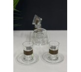 طقم ضيافة 36 قطعة بني