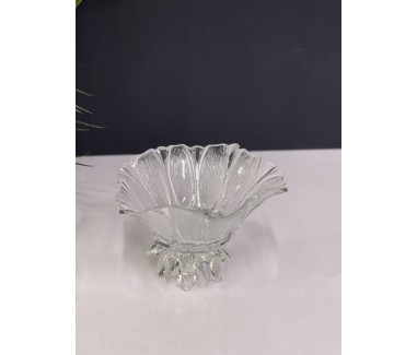 صحن تقديم كريستال وسط