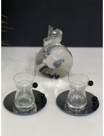 طقم الولو 18 قطعه مكس اسود