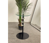 طاولة خدمة بعامود اسود