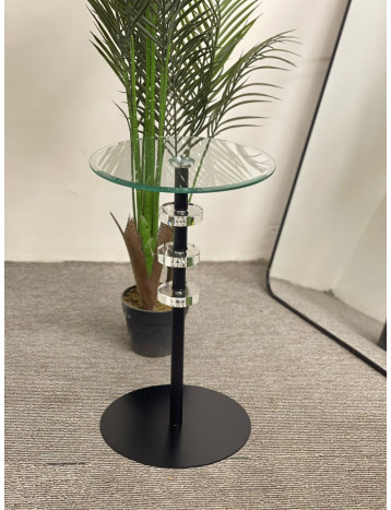 طاولة خدمة بعامود اسود