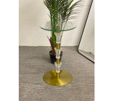 طاولة خدمة ذهبي