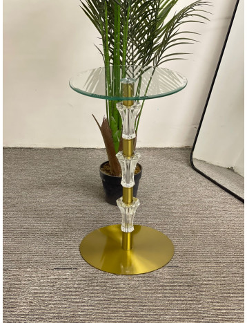 طاولة خدمة ذهبي