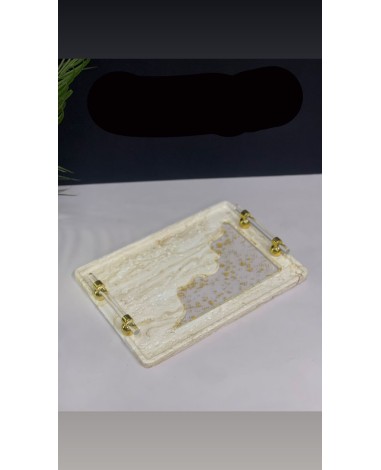 صينية تقديم ذهبي