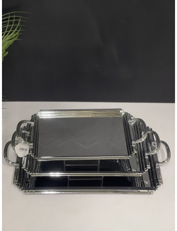 طقم تباسي فضي 01