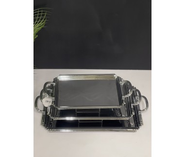 طقم تباسي فضي 01