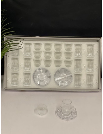 طقم ضيافة 36 قطعة مقلم