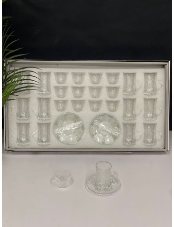 طقم ضيافة 36 قطعة ثلجي