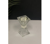 مبخرة زجاج فضي 