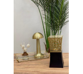 مبخرة اسود بذهبي 